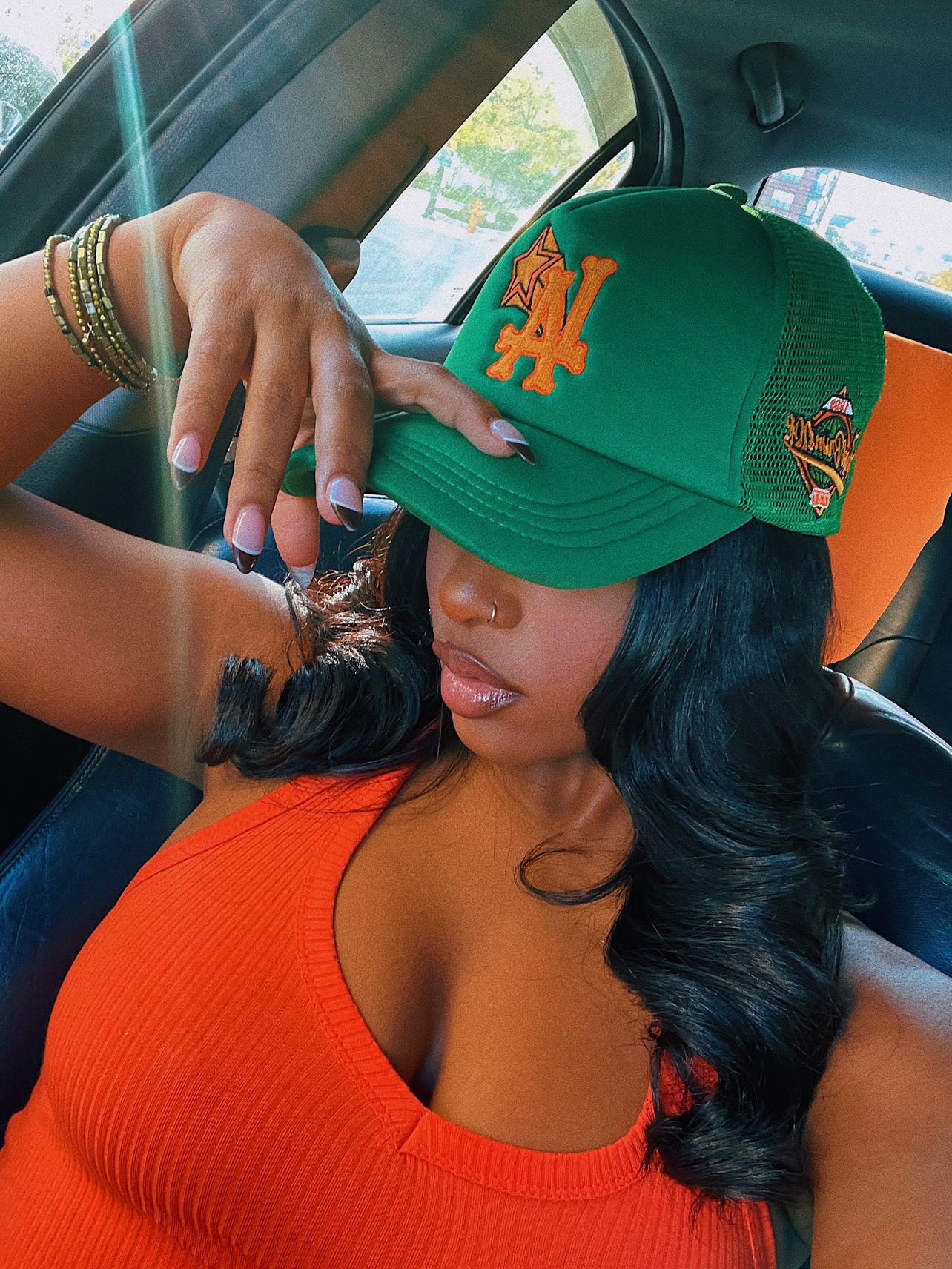 LA Green Magic Trucker Hat