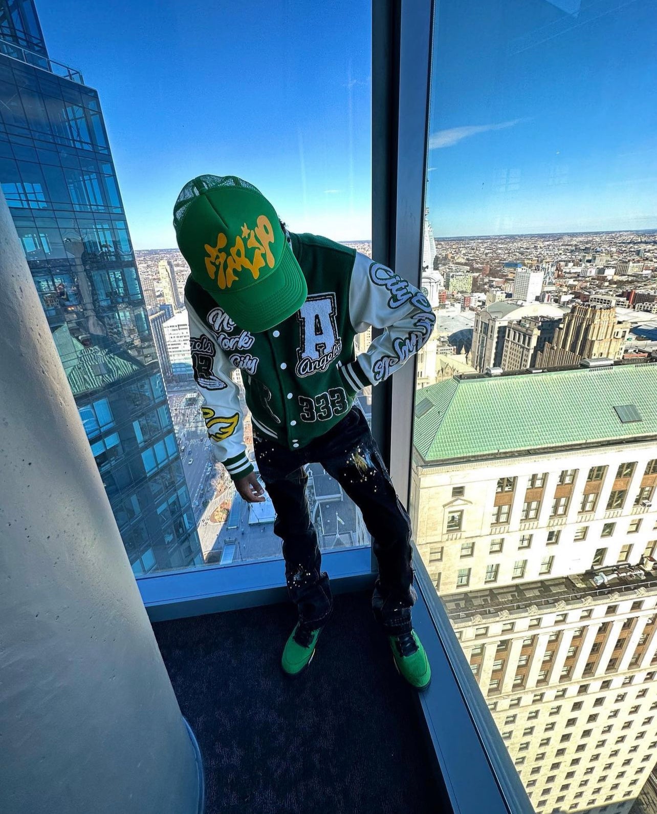 “WITH LOVE” VARSITY JACKET